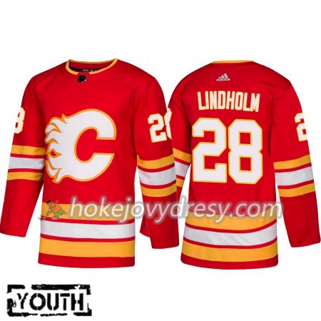 Dětské Hokejový Dres Calgary Flames Elias Lindholm 28 Alternate 2018-2019 Adidas Authentic